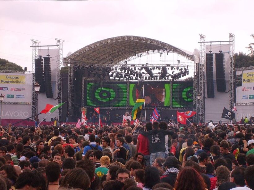 palco del Concerto del Primo Maggio