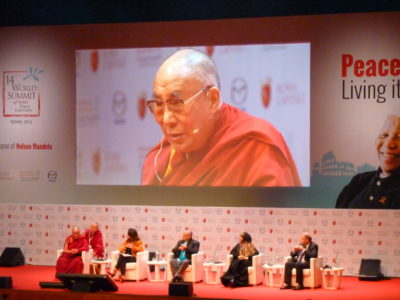 Dalai Lama Summit Nobel Peace Prizes Rome 2014