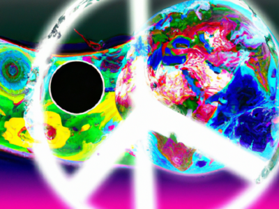 DALL·E 2023-01-31 17.43.48 - global peace and non violence, nuclear disarmament and a just world for humanity and the safe environment at large futuristic visionary art beautifu