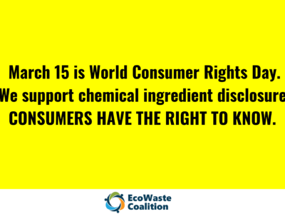 Consumers have the right to know
