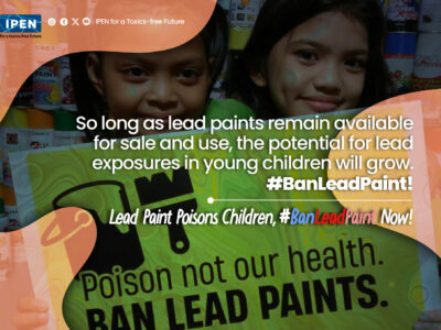 Poison not our health, ban lead paints