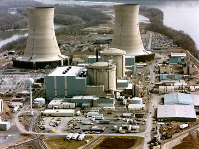 Three Mile Island nuclear-generating station, which suffered a partial meltdown in 1979.