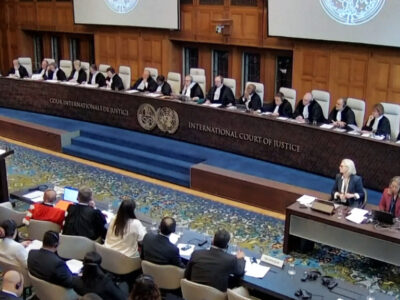 Deutschland wegen Beihilfe zum Völkermord in Gaza auf der Anklagebank