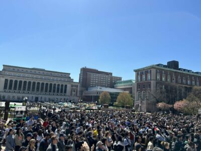 protesta Columbia University