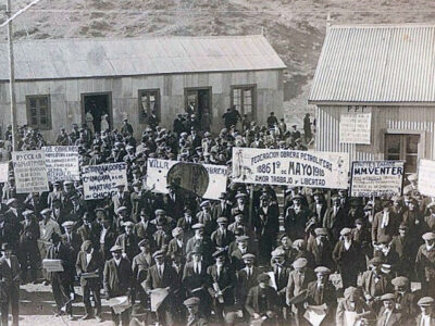 El 1ro. de Mayo de 1918 en Comodoro Rivadavia, provincia de Chubut, Argentina