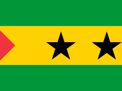 Bandeira de São Tomé e Príncipe (Wikimedia Commons)