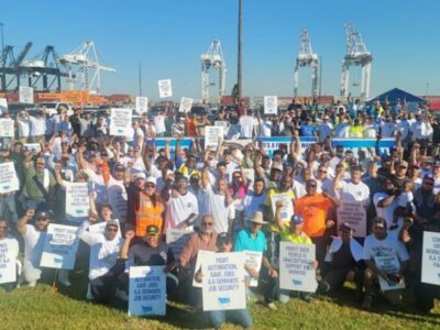 sciopero portuali USA