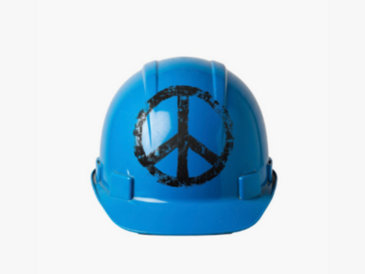casco da operaio pacifista - USB