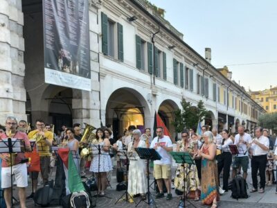 Music Against Silence in Brescia (Photo by
https://www.facebook.com/profile.php?id=61576863654744)