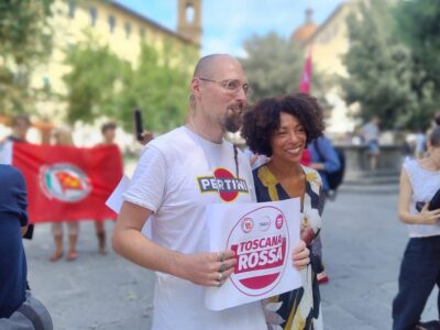 Palegi e Bundu alla presentazione di Toscana Rossa