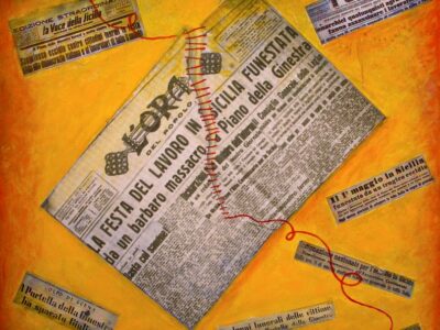 Memorie di Portella delle Ginestre (opera di Pino Manzella)