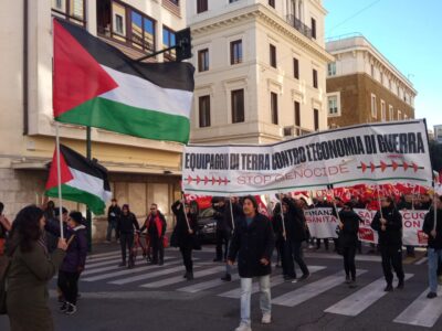 Generalstreik in Rom: Gegen Aufrüstung und Gewalt in Gaza