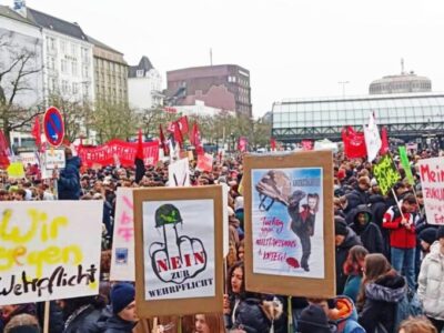 Zehntausende Schüler:innen streiken gegen Wehrpflicht und Aufrüstung!