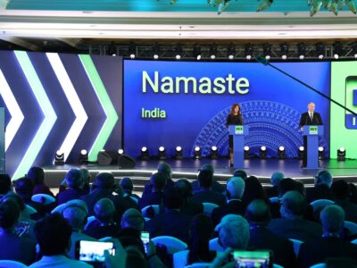 The launching ceremony of RT India TV channel.