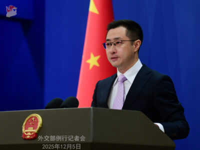 portavoce del Ministero degli Esteri cinese, Lin Jian