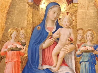 Copertina Beato Angelico Dettaglio Pala di Perugia foto di R. Pesavento