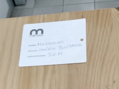 Féretro de Mohamed Saaoudini