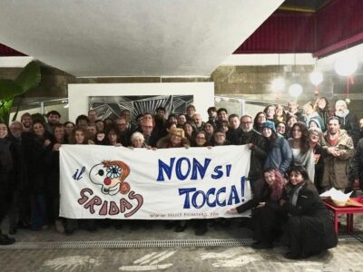 striscione Il Gridas non si tocca