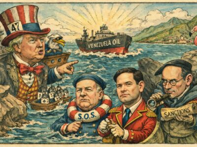 Mad Hatter Trump blockades VZ small