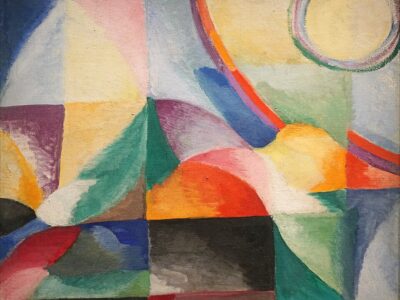 partiolare di Sonia_Delaunay_Simultaneous_Contrasts_1913_Museo_Thyssen-Bornemisza_Spain.jpg (Wikimedia Commons)