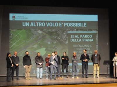 I sindaci e gli oratori intervenuti al convegno