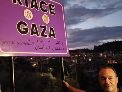 Riace e Gaza gemellati