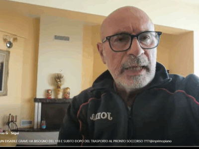 Immagine Video del signor Andrea Desilvio pubblicato sulla pagina Facebook