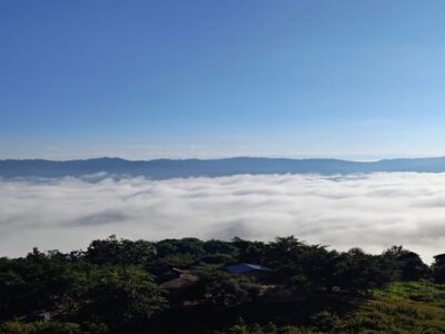 The natural splendor of Sajek Valley in a close embrace with the clouds. 
Photo: Sharmin Rahman Sumi.
