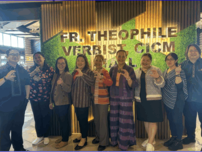 BCU delegates at UPLIFT-FLAIR Masterclass 2025 with (L) CHED-CAR Educational Supervisor II Dr. Godfrey G. Mendoza (IAS Representative) and SLU Director of Global Relations and Alumni Affairs Dr. Stephie O. Busbos. BCU representatives: Dr. Jocelyn Ang (Dean, CHTM), Ms. Agustina Balanban (Principal, Grade School), Dr. Jennifer T. Longchasen (Graduate School Community Extension Coordinator), Ms. Racquel J. Day-asen (MAAS Program Alumna & Keystone College administrator, Dr. Genevieve Balance Kupang (International Relations Officer), Dr. Lyha Fias-ilon (English Program Coordinator), and Dr. Michael De Roxas (PHAS Program Coordinator).