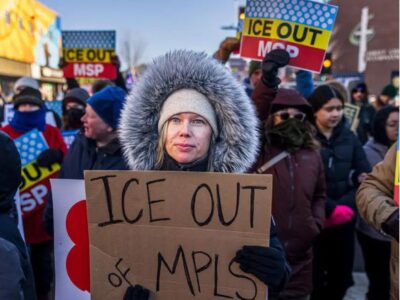 cartello contro ICE rit