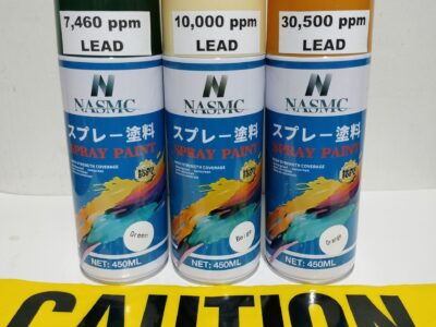 These paints contain lead way above the maximum limit of 90 parts per million, making it unlawful to import, distribute or sell them in the Philippines.