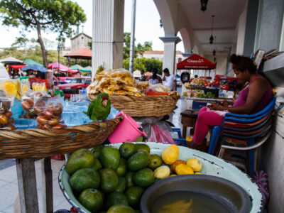 Photography of a marketplace street in Leon, Nicaragua