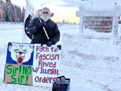 Veterans For Peace member Rob Mulford