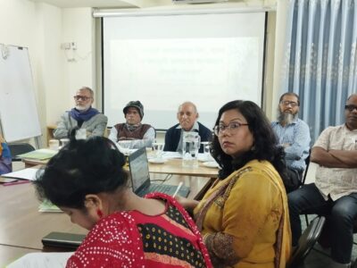 Civil society at the seminar titled 'Beels, Haors, and Wetlands of Bangladesh in Crisis: Sustainable Conservation through Public Participation.' Photo: Rita Bhowmick.