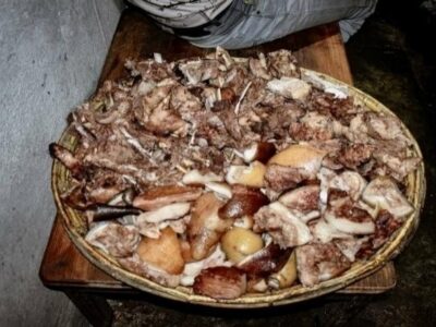 Cooked “watwat” in the “liga-o”, ready to serve to the people.