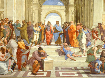 La Escuela de Atenas, Rafael Sanzio.