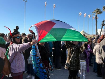 bandiera palestinese Carnevale Viareggio