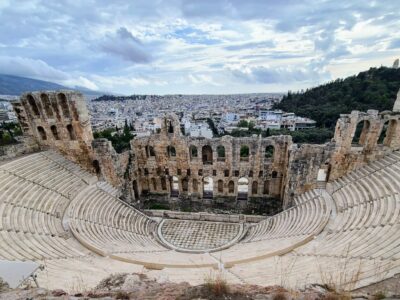 Odeon of Herodes Atticus at Acropolis in Athens, Greece