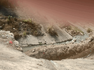 SEWAGE POURING INTO GHAGGAR -7-PHOTO-JMT.