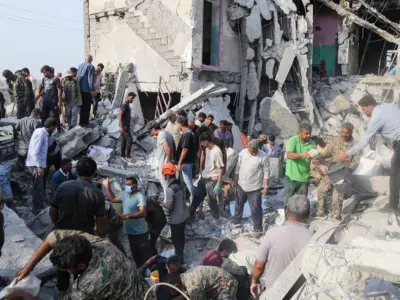Bombardment einer Schule (Shajareh Tayyebeh) in Minab, Iran, 28. Februar 2026. (Foto: Abbas Zakeri CC-BY 4.0 cropped)