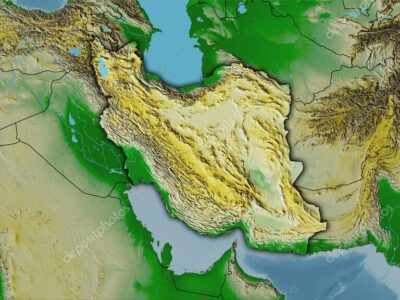 depositphotos_385112896-stock-photo-physical-map-iran-area-stereographic
