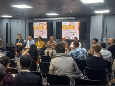 Forum auf der Konferenz für Agrarreform und ländliche Entwicklung in Kolumbien
Foto:: Ronnie Palacios)