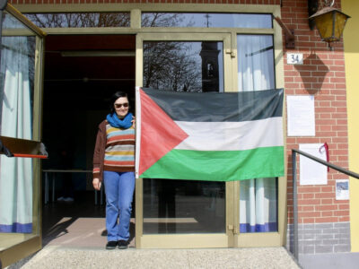 Simona Negri del gruppo Castelnuovo per la Palestina