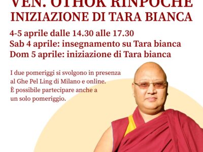 Ven Othok Rinpoche - iniziazione a Tara Bianca