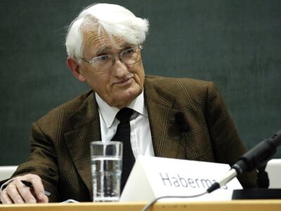 Portrait of Jurgen Habermas by Wikimedia Commons.