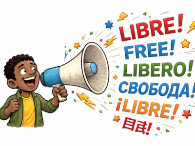 presse libre genere par IA haut parleur