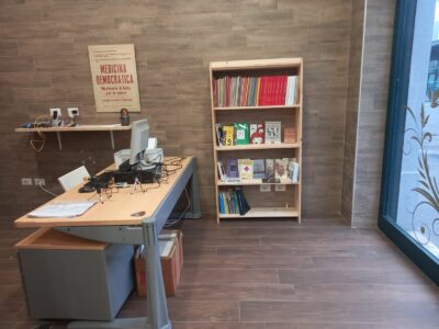 Nuova sede di Medicina Democratica, ufficio fronte strada