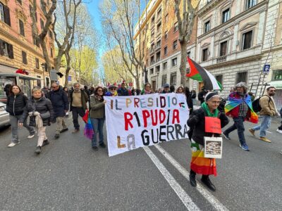 Presidio permanente per la Palestina -Cagliari (foto di Saverio D'Adamo)