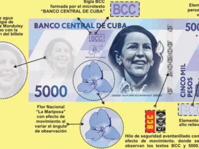 banconota 5.000 pesos Cuba