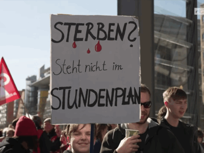 Jugend wehrt sich bei den Ostermärschen gegen Wehrpflicht